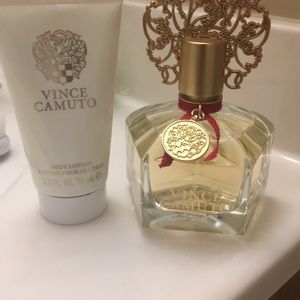 Vince Camuto Eaude de Purfume and lotion.